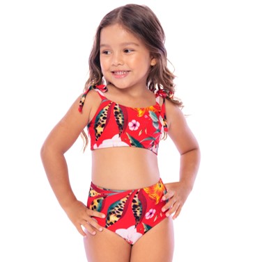 Traje de Baño Dos Piezas Doble Faz Kids Chamela 30245