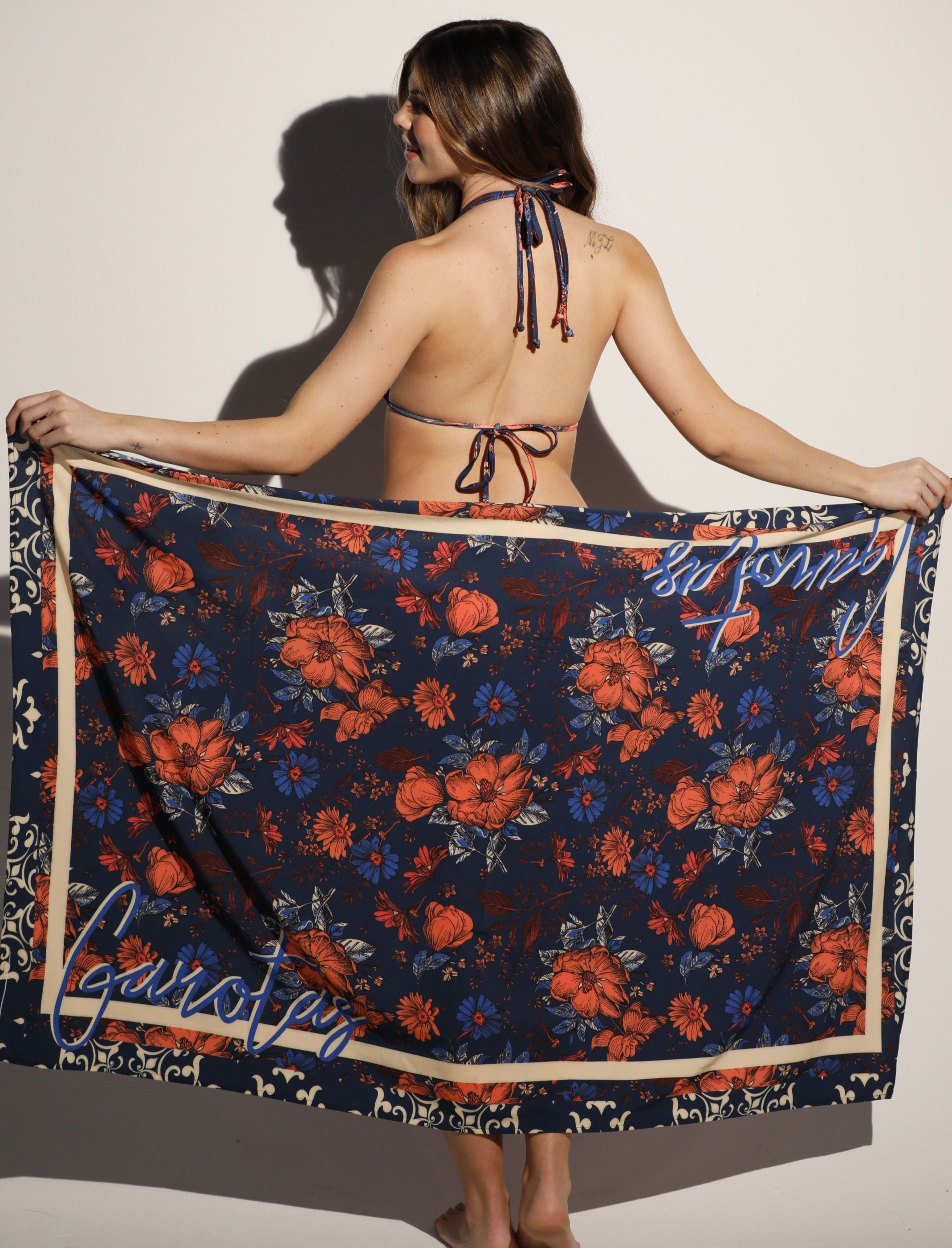 Traje de Baño Salida Pareo Garotas 806