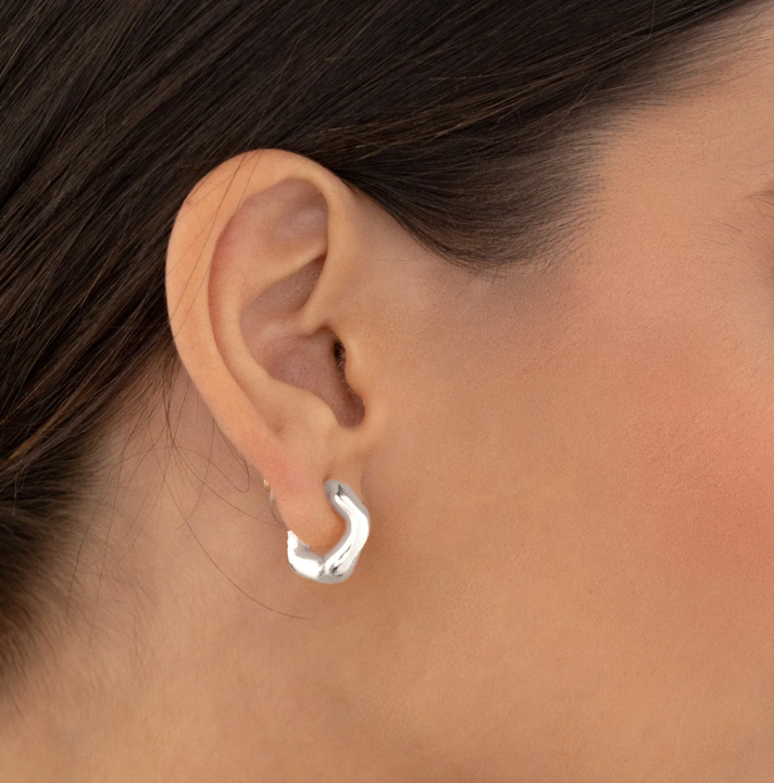Accesorio AVEMARIA Aretes Plateados 22200